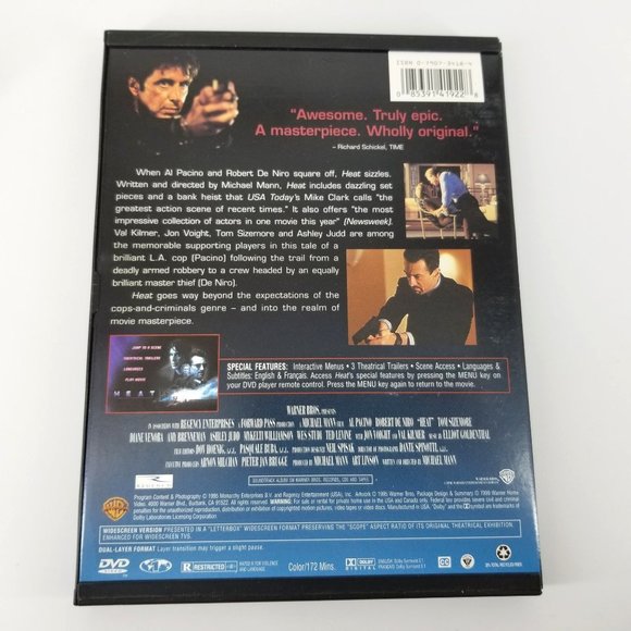 Al Pacino Movie 3 DVD Box Set Collection Devils Advocate Dog Day Afternoon Heat - Picture 9 of 11